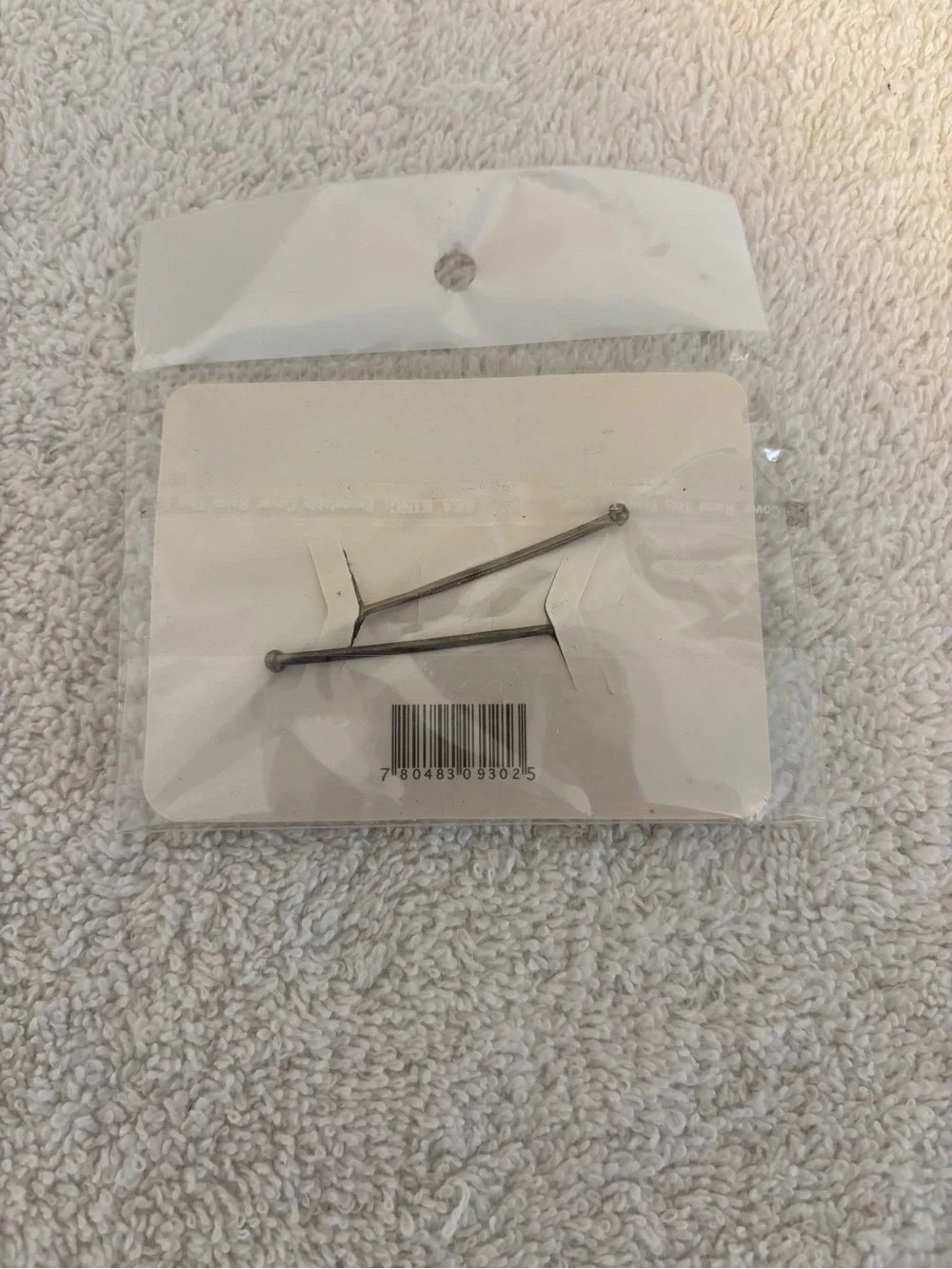 New vintage plantopia pewter Bobby pins / hair barrettes